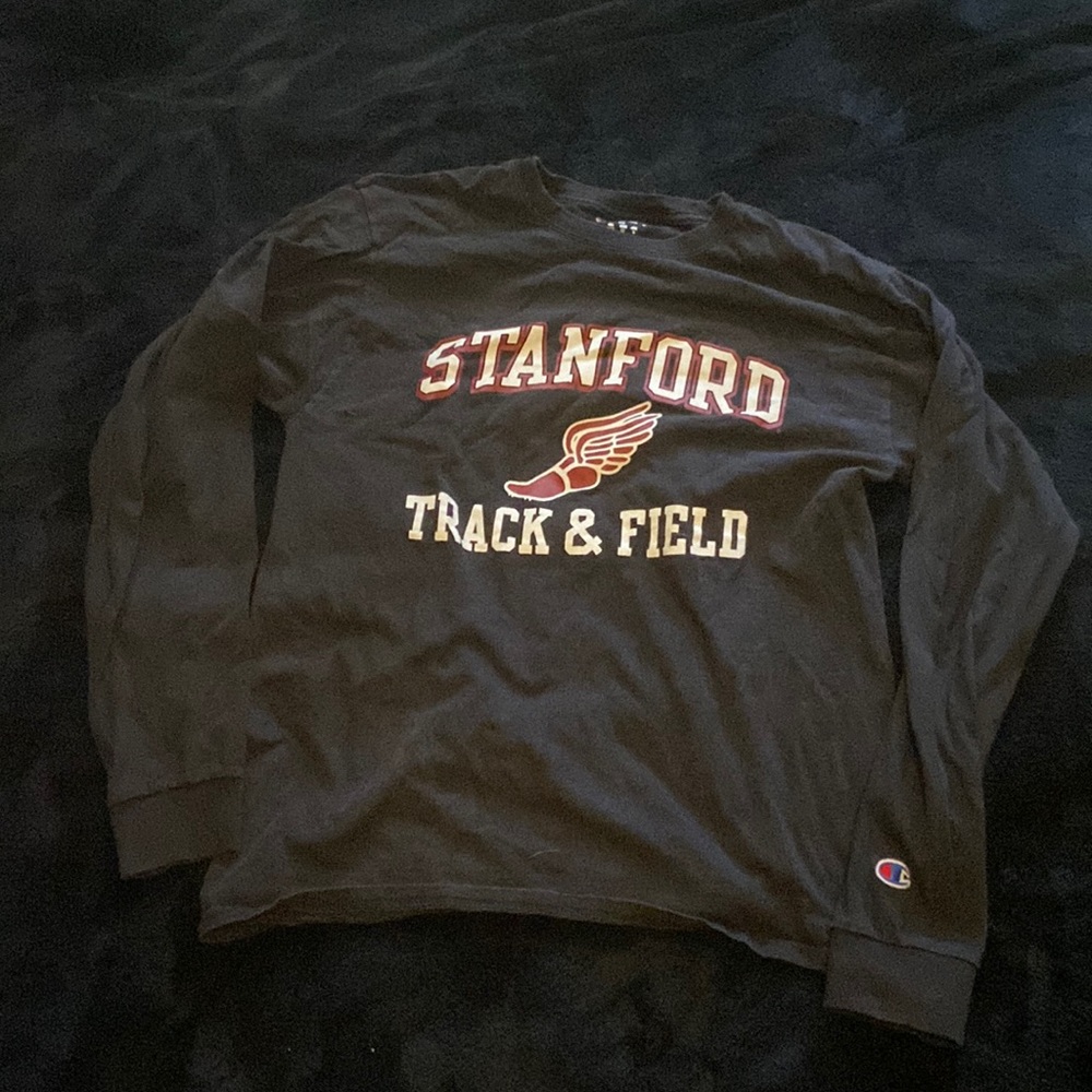 Champion Stanford track and field t shirt